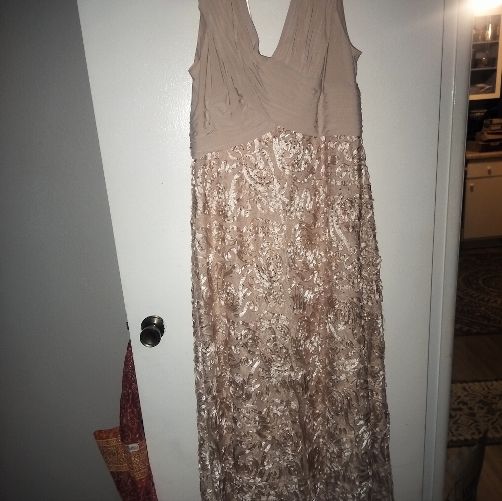 Elegant Blush Sleeveless Dress